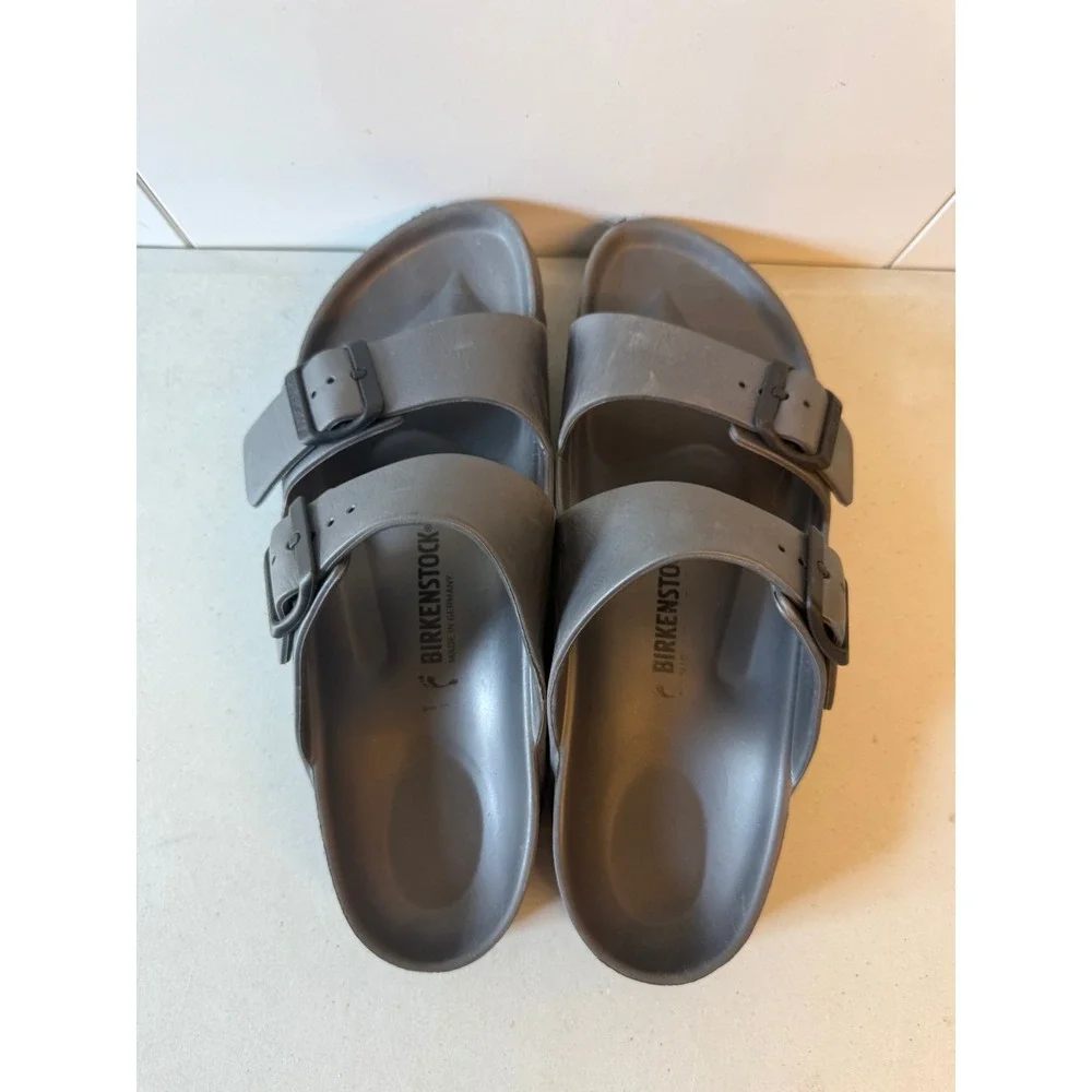 Birkenstock Arizona EVA Anthracite Gray Waterproof Sandals Mens 11 Womens 13 44